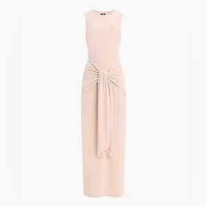 Express Sleeveless Tie Front Maxi Dress Light Blush Pink XS